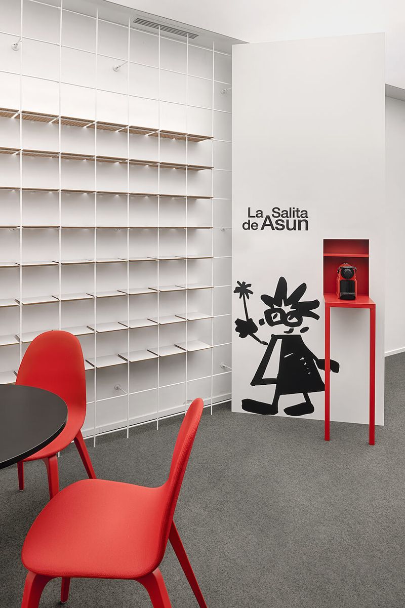 Interior de la Salita de Asun en la óptica de Valencia